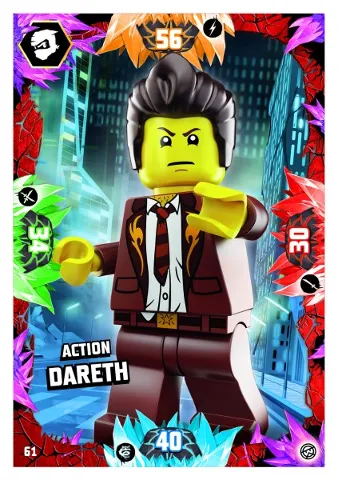 NINJAGO Trading Card Game (German) Series 8 - # 61 Action Dareth