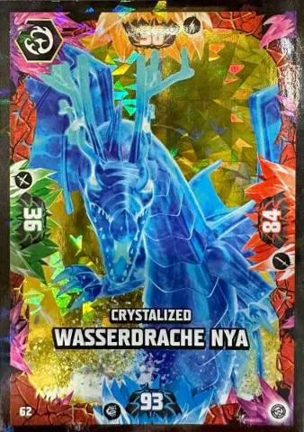 NINJAGO Trading Card Game (German) Series 8 - # 62 Crystalized Wasserdrache Nya