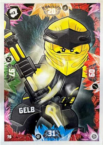 NINJAGO Trading Card Game (German) Series 8 - # 76 Gelb