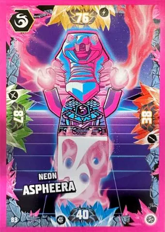 NINJAGO Trading Card Game (German) Series 8 - # 83 Neon Aspheera
