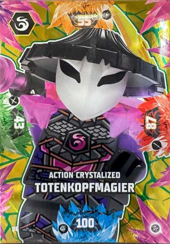 NINJAGO Trading Card Game (German) Series 8 - # 86 Action Crystalized Totenkopfmagier