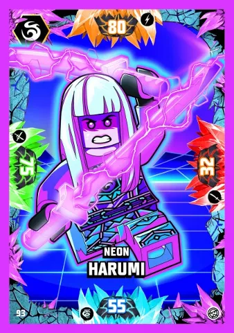 NINJAGO Trading Card Game (German) Series 8 - # 93 Neon Harumi