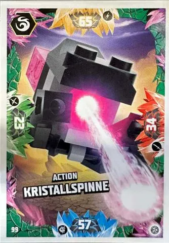NINJAGO Trading Card Game (German) Series 8 - # 99 Action Kristallspinne