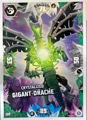 NINJAGO Trading Card Game (German) Series 8 - # 108 Crystalized Gigant-Drache