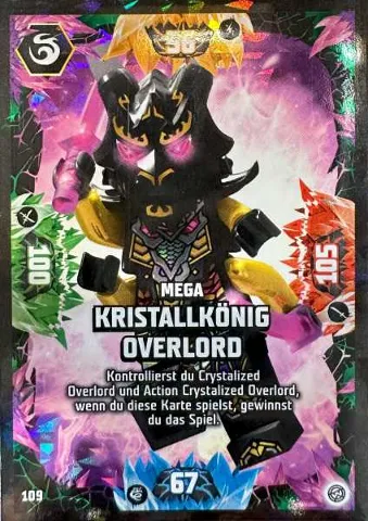 NINJAGO Trading Card Game (German) Series 8 - # 109 Mega Kristallkönig Overlord
