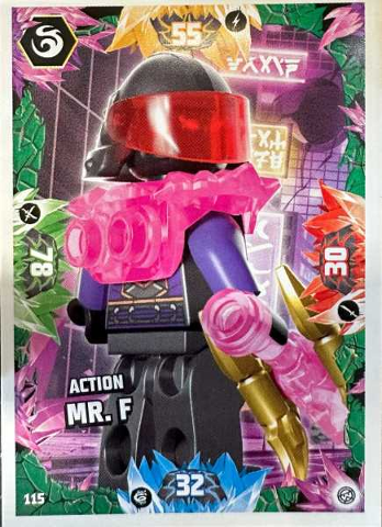 NINJAGO Trading Card Game (German) Series 8 - # 115 Action Mr. F