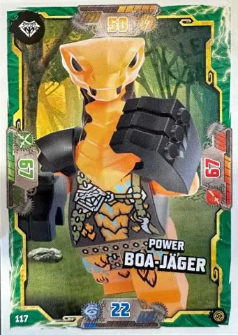 NINJAGO Trading Card Game (German) Series 8 - # 117 Power Boa-Jäger