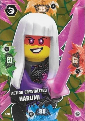 NINJAGO Trading Card Game (German) Series 8 - # 120 Action Crystalized Harumi
