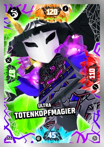NINJAGO Trading Card Game (German) Series 8 - # 122 Ultra Totenkopfmagier