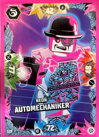 NINJAGO Trading Card Game (German) Series 8 - # 123 Neon Automechaniker