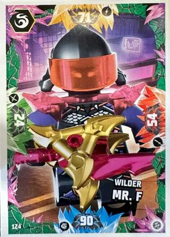 NINJAGO Trading Card Game (German) Series 8 - # 124 Wilder Mr. F