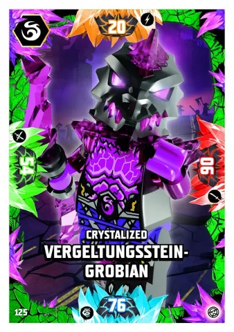 NINJAGO Trading Card Game (German) Series 8 - # 125 Crystalized Vergeltungsstein-Grobian