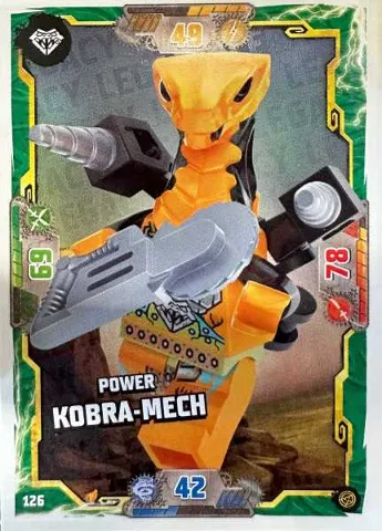 NINJAGO Trading Card Game (German) Series 8 - # 126 Power Kobra-Mech