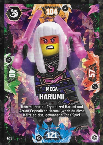 NINJAGO Trading Card Game (German) Series 8 - # 129 Mega Harumi