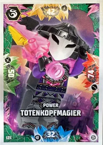 NINJAGO Trading Card Game (German) Series 8 - # 131 Power Totenkopfmagier