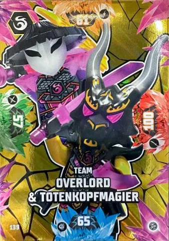 NINJAGO Trading Card Game (German) Series 8 - # 139 Team Overlord & Totenkopfmagier