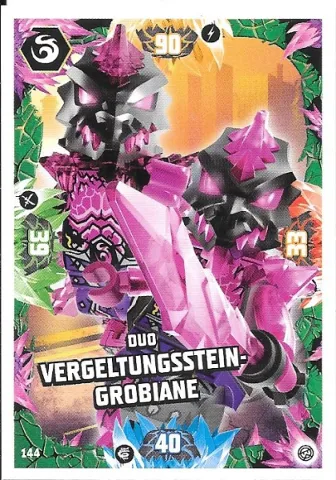NINJAGO Trading Card Game (German) Series 8 - # 144 Duo Vergeltungsstein-Grobiane