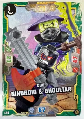 NINJAGO Trading Card Game (German) Series 8 - # 149 Duo Nindroid & Ghoultar