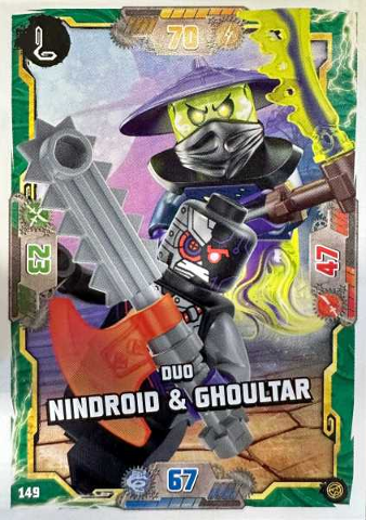 NINJAGO Trading Card Game (German) Series 8 - # 149 Duo Nindroid & Ghoultar