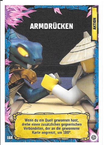 NINJAGO Trading Card Game (German) Series 8 - # 166 Armdrücken