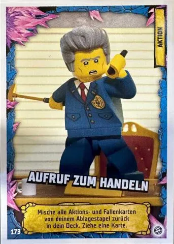 NINJAGO Trading Card Game (German) Series 8 - # 173 Aufruf zum Handeln