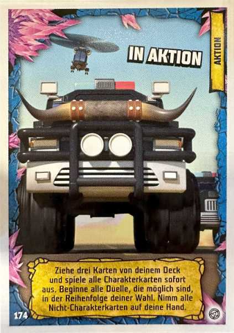 NINJAGO Trading Card Game (German) Series 8 - # 174 In Aktion