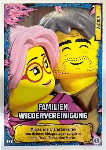 NINJAGO Trading Card Game (German) Series 8 - # 178 Familien Wiedervereinigung