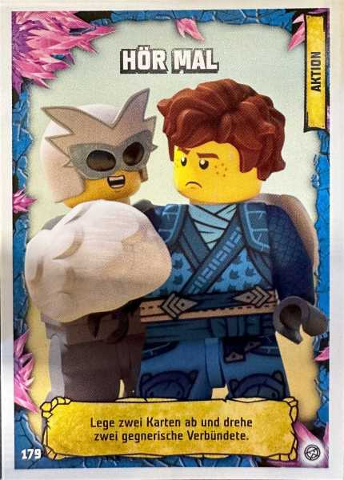 NINJAGO Trading Card Game (German) Series 8 - # 179 Hör Mal