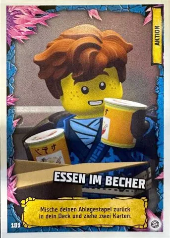 NINJAGO Trading Card Game (German) Series 8 - # 181 Essen im Becher