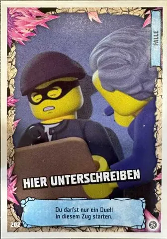 NINJAGO Trading Card Game (German) Series 8 - # 202 Hier Unterschreiben