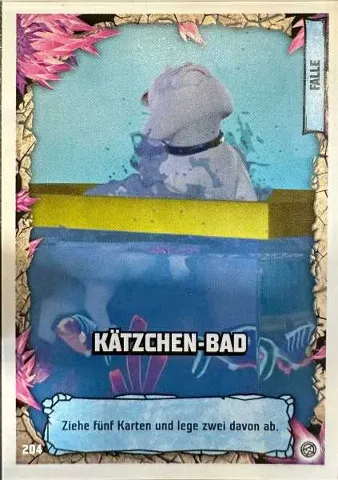 NINJAGO Trading Card Game (German) Series 8 - # 204 Kätzchen-Bad