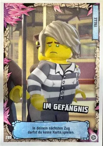 NINJAGO Trading Card Game (German) Series 8 - # 205 Im Gefängnis