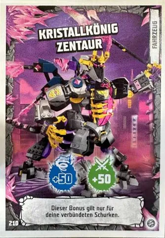 NINJAGO Trading Card Game (German) Series 8 - # 210 Kristallkönig Zentaur
