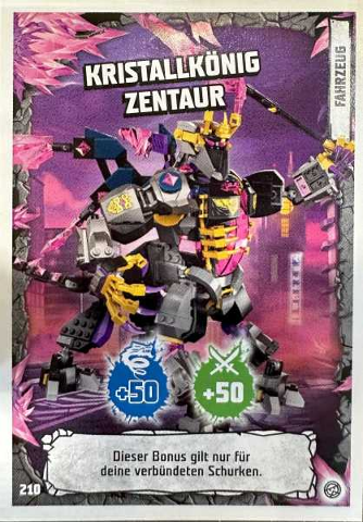 NINJAGO Trading Card Game (German) Series 8 - # 210 Kristallkönig Zentaur