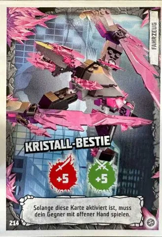 NINJAGO Trading Card Game (German) Series 8 - # 214 Kristall-Bestie