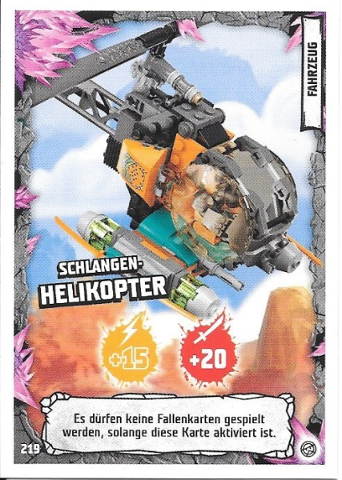 NINJAGO Trading Card Game (German) Series 8 - # 219 Schlangen-Helikopter