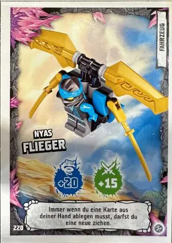 NINJAGO Trading Card Game (German) Series 8 - # 220 Nyas Flieger