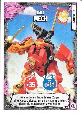 NINJAGO Trading Card Game (German) Series 8 - # 221 Kais Mech