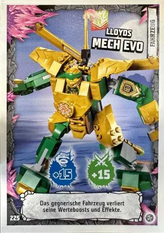 NINJAGO Trading Card Game (German) Series 8 - # 225 Lloyds Mech EVO