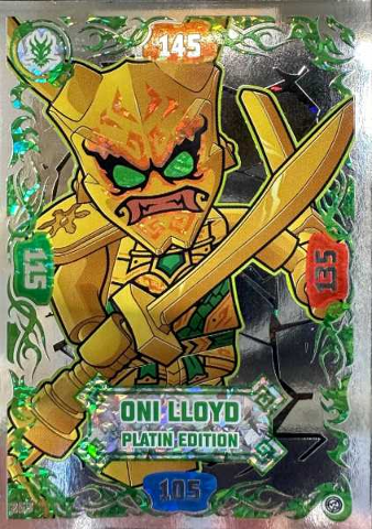 NINJAGO Trading Card Game (German) Series 8 - # 253 Oni Lloyd Platin Edition