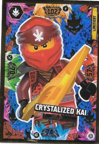 NINJAGO Trading Card Game (German) Series 8 - # LE2 Crystalized Kai Limited Edition