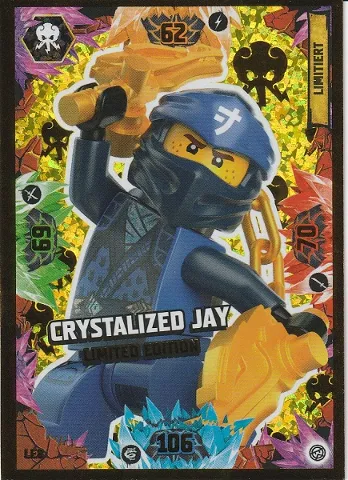 NINJAGO Trading Card Game (German) Series 8 - # LE8 Crystalized Jay Limited Edition