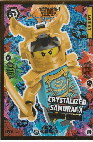 NINJAGO Trading Card Game (German) Series 8 - # LE11 Crystalized Samurai X Limited Edition
