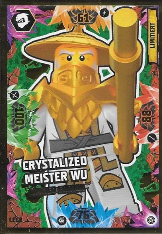 NINJAGO Trading Card Game (German) Series 8 - # LE12 Crystalized Meister Wu Limited Edition