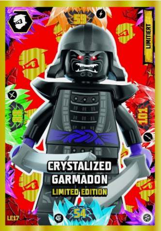 NINJAGO Trading Card Game (German) Series 8 - # LE17 Crystalized Garmadon Limited Edition