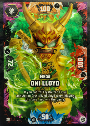 NINJAGO Trading Card Game (English) Series 8 - # 28 Mega Oni Lloyd