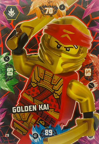 NINJAGO Trading Card Game (English) Series 8 - # 29 Golden Kai
