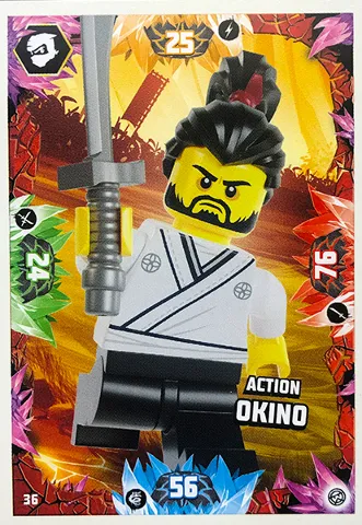 NINJAGO Trading Card Game (English) Series 8 - # 36 Action Okino