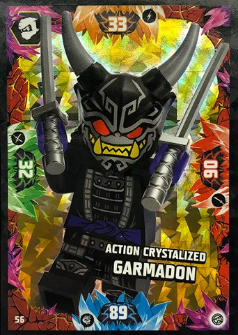 NINJAGO Trading Card Game (English) Series 8 - # 56 Action Crystalized Garmadon