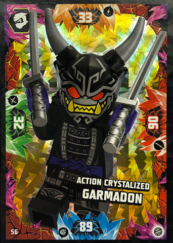 NINJAGO Trading Card Game (English) Series 8 - # 56 Action Crystalized Garmadon